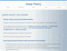 Tablet Screenshot of grasptheory.com